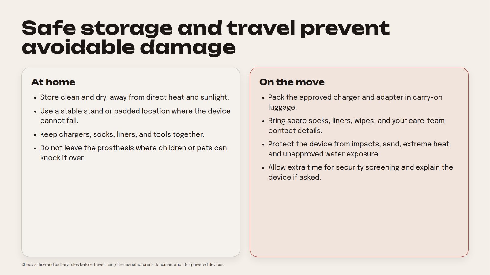 Care and maintenance, page 9 of 13